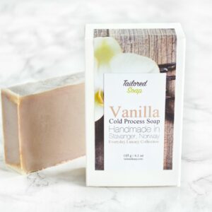 Brun kaldprosess såpe med vanilje duft