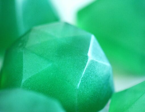 Fødselssteininspirert såpe for mai designet som smaragd