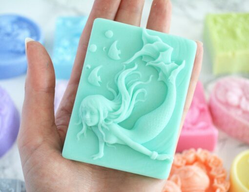 Havfruesåpe, mermaid såpe i valgfri farge og duft av Tailored Soap
